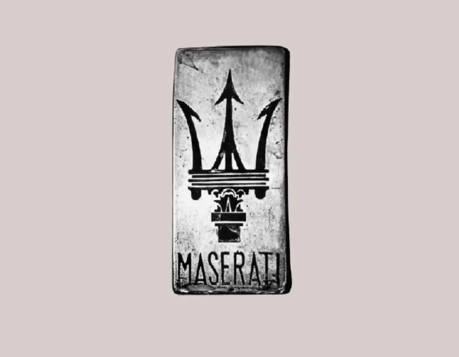 Maserati logo design 1926 - 1937
